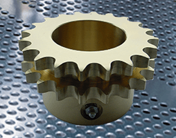 Sprockets and gears made from bronze