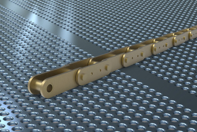 Open conveyor chain